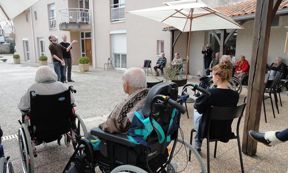 Intervention de la Cie Nulle Part