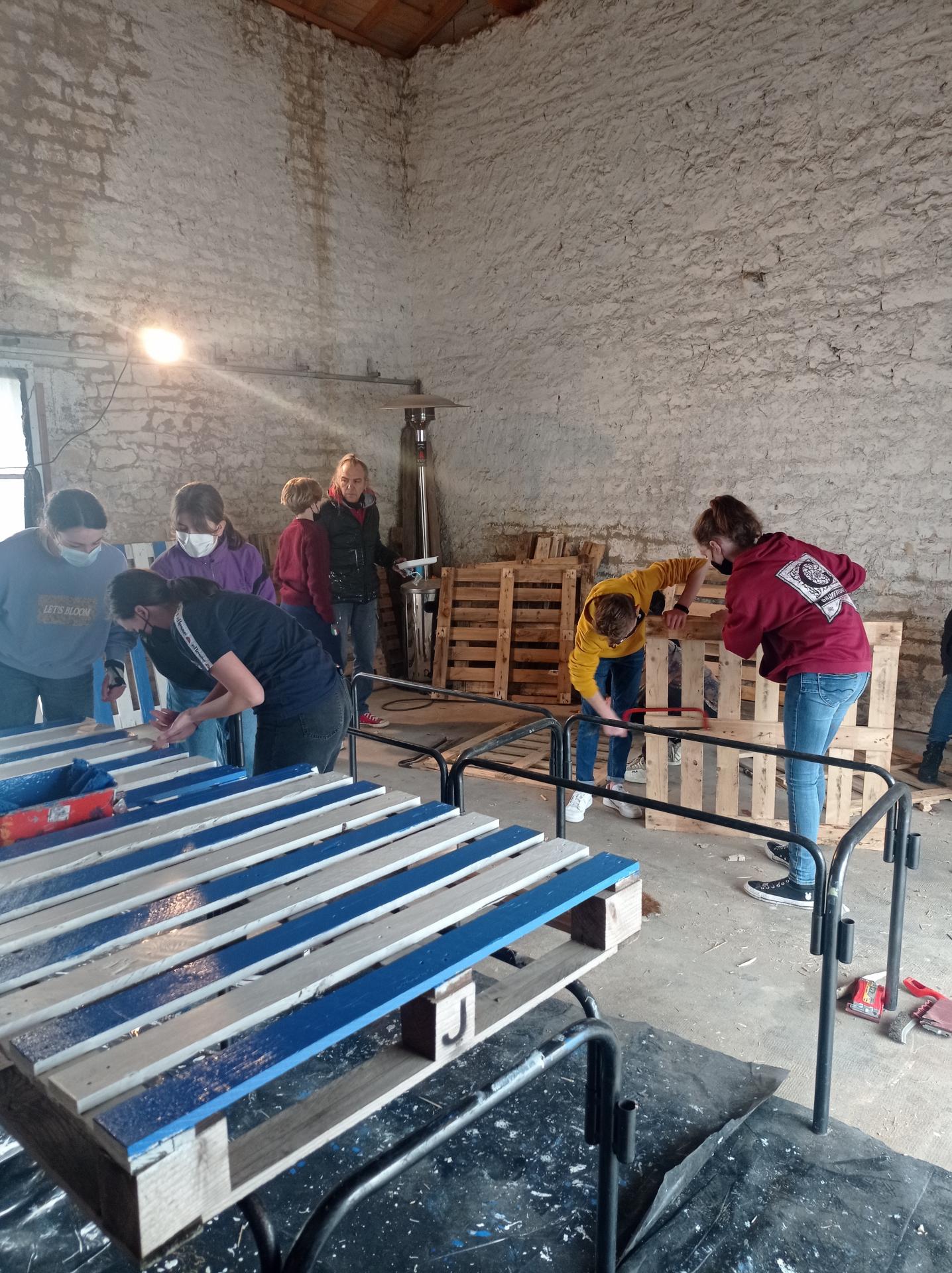 Atelier art plastique avec Fabrice Pressigout