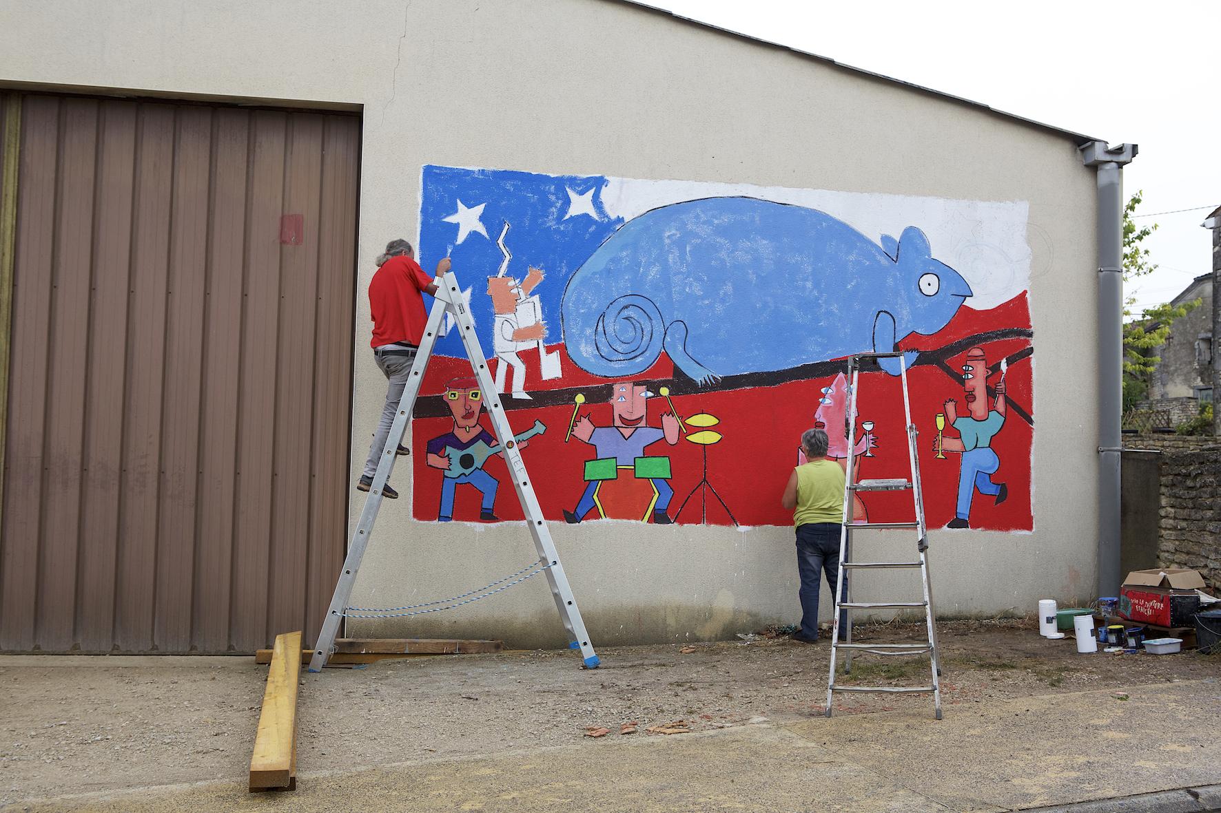 Fresque par Michel Julliard